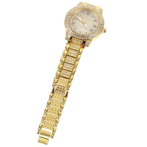 TOVINANNA Zarte Diamantuhr Für Herren Modische Armbanduhr Mit Metallarmband Stilvolle Business Uhr Quarzuhr Für Männer Armbanduhr Mit Diamanten Für Männer von TOVINANNA