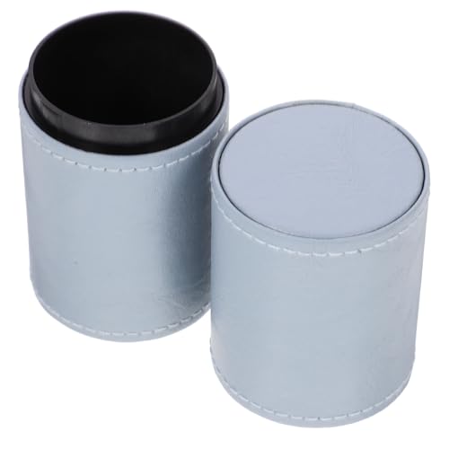 TOVINANNA Kosmetik Pinsel Organizer Aus Pu Staubdichter Make-up Behälter Für Schreibtisch Und Badezimmer Multifunktionale Aufbewahrung Für Pinsel Stifte Und Mehr Blau von TOVINANNA