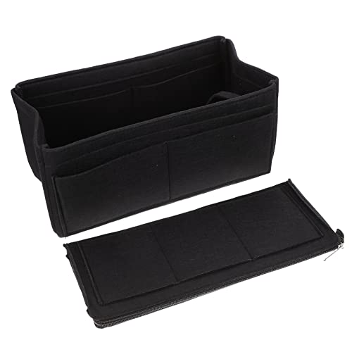 TOVINANNA Filz Kosmetiktasche Langlebige Organisationstasche Für Make-up Und Schreibwaren Stabile Tasche Mit Schlichtem Design Für Frauen Und Mädchen von TOVINANNA