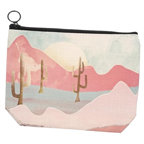 TOVINANNA Reise Kosmetiktasche Für Damen Windlandschaft Druck Make-up Tasche Für Toilettenartikel Praktische Aufbewahrung Für Kosmetik Und Persönliche Gegenstände Leicht Und Tragbar von TOVINANNA
