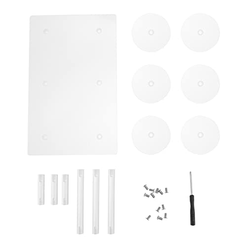 TOVINANNA Desktop Kosmetik Organizer Aus Hochwertigem Praktischer Aufbewahrungsständer Für Schminkutensilien Fächer Für Lippenstifte Pinsel Und Mehr Transparentes Design Für Einfache von TOVINANNA