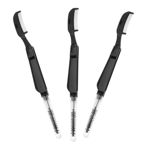 TOVINANNA Augenbrauenkamm Und Wimpernbürste Aus Edelstahl – Doppelseitiges Schönheitspinsel-tool Für Make-up Mascara von TOVINANNA