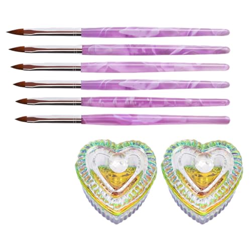 TOVINANNA Maniküre-malerei Glas-nagelbecher Und Pinseln Für Nailart-diy Geeignet Für Frauen Und Mädchen Zum Selbermachen Von Nageldesigns von TOVINANNA