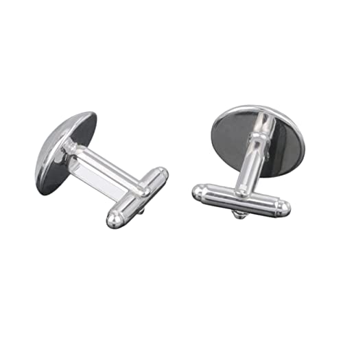 TOVINANNA Manschettenknopf für Herren Runder Kragenknopf mit Englischem Buchstaben Elegantes Design Langlebig und Leicht für Hemd und Kragen von TOVINANNA