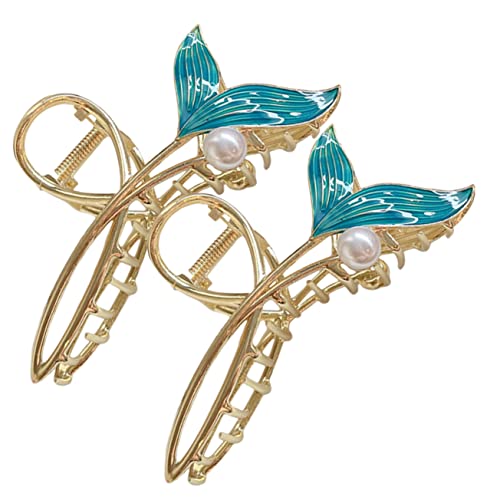 TOVINANNA 2stücke Meerjungfrauen-haarklammern Große Haarklammern Für Dickes Haar Haarschmuck Für Frauen Haarstyling-tool von TOVINANNA