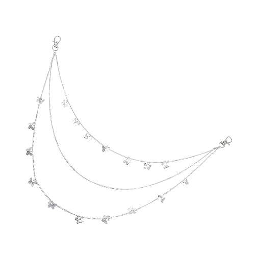 TOVINANNA Mehrzweck Körperkette Hüftkette Dekorative Kette für Hosen Mode Taillenkette für Damen und Herren Geeignet für Hip Hop und Partys von TOVINANNA