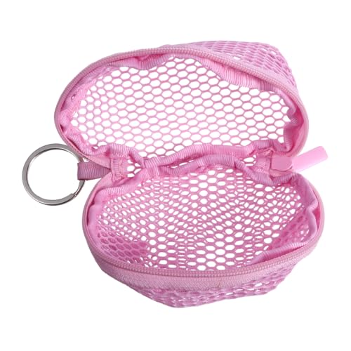 TOVINANNA Mesh Aufbewahrungsbeutel Mädchen Geldbörse Kosmetiktasche Mini Münzbeutel Einfaches Design Geruchsfrei für Alltag und Geschenk von TOVINANNA