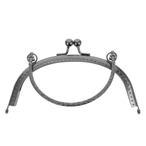 TOVINANNA Metal Purse Frame Halbring Handtaschenrahmen Metallgriff für Kosmetiktaschen und DIY Craft Zubehör Langlebig Vielseitig Einsetzbar und Installieren von TOVINANNA