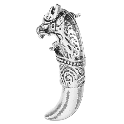 TOVINANNA Tierbrosche Wolf Metallbrosche Anstecknadel für Damen und Herren Dekorative Brosche im Retro Stil für Anzug und Hut Multifunktionale Sicherheitsnadel für Kleidung von TOVINANNA