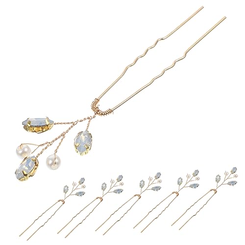 TOVINANNA 6stücke Hochzeit Haarnadeln Mit Strass U-form Haarklammern Für Bräute Für Hochzeiten Partys Und Besondere Anlässe Perfektes Haaraccessoire Für Damen von TOVINANNA