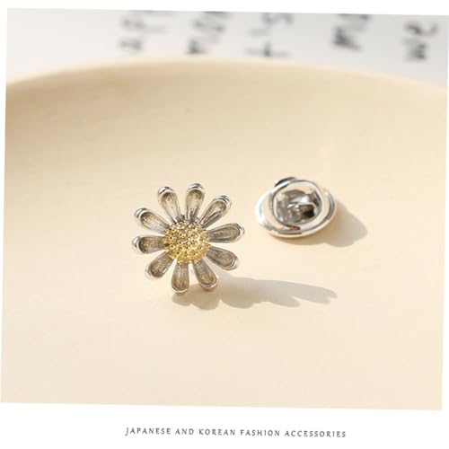 TOVINANNA Mini Daisy Brosche Blume Anstecknadel Leicht und Langlebig Schmuck für Hemd und Bluse Dekorative Blumenbrosche als Modisches Accessoire von TOVINANNA