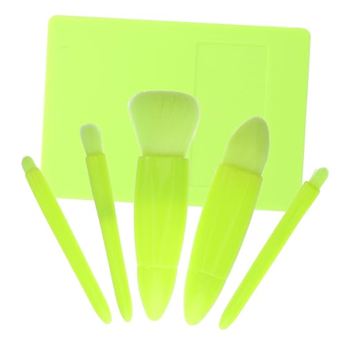 TOVINANNA Portables Mini-reise-make-up-pinselset Mit Spiegel Vielseitig Für Blush Foundation Und Lidschatten Für Frauen Reisen Platzsparend Und Leicht von TOVINANNA