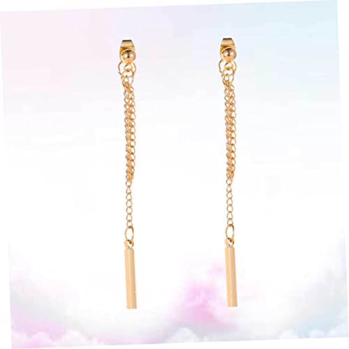 TOVINANNA Minimalistische Lange Quasten Ohrringe Damen Ohrhänger Elegant Goldfarbene Ear Dangle Modischer Schmuck für Alltag Party und Besondere Anlässe TOVINANNA Minimalistische Lange Quasten Ohrringe Damen Ohrhänger Elegant Goldfarbene Ear Dangle Modischer Schmuck für Alltag Party und Besondere Anlässe von TOVINANNA