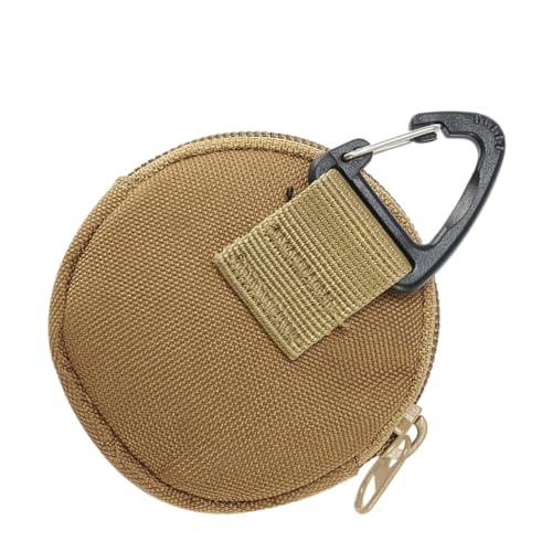 TOVINANNA Multifunktionale Kleine Münztasche mit Karabiner Tragbares Portemonnaie für Damen und Herren Praktisches Schlüssel und Reiseetui Kompakte Aufbewahrung für Kleingeld Schlankes von TOVINANNA