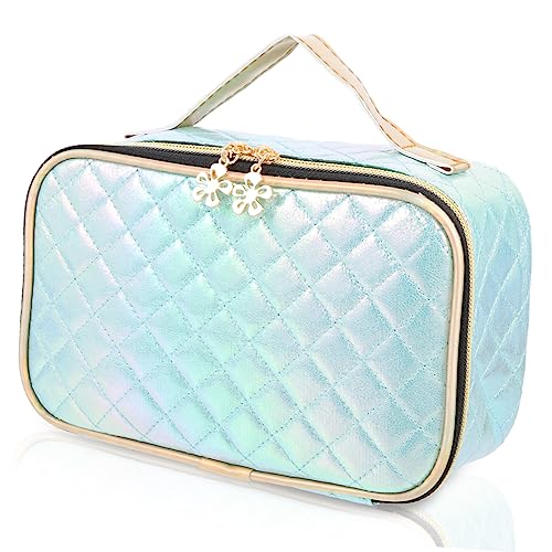 TOVINANNA Reise Tasche Multifunktionale Tragbare Kulturbeutel Wasserfester Aufbewahrungsbeutel Große Kapazität Organizer Für Reisen Und Freizeit Doppeltasche Rautenblau Seesack Wasserdicht von TOVINANNA