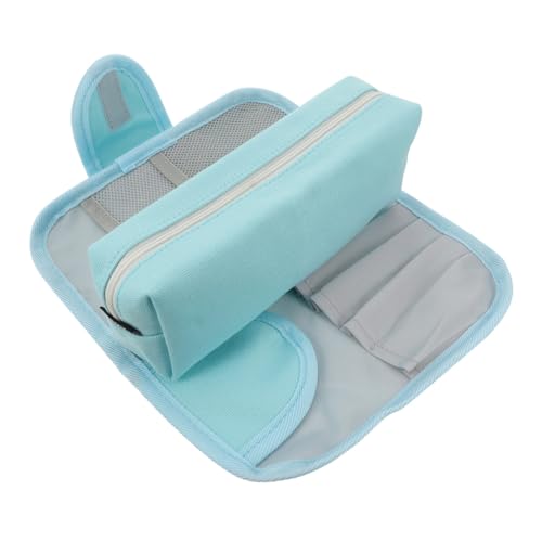 TOVINANNA Multifunktionales Federmäppchen Große Kapazität Tragbare Stiftemappe für Schüler Schreibtisch Organizer Strapazierfähigem Canvas für Stifte Kosmetik und von TOVINANNA