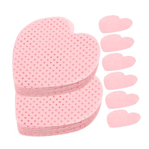 TOVINANNA Fusselfreie Nagelreinigungstücher 200 Blätter Nagellackentferner Pads Aus Baumwolle Herzförmige Design Reisegröße Für Nagelpflege Und Maniküre von TOVINANNA