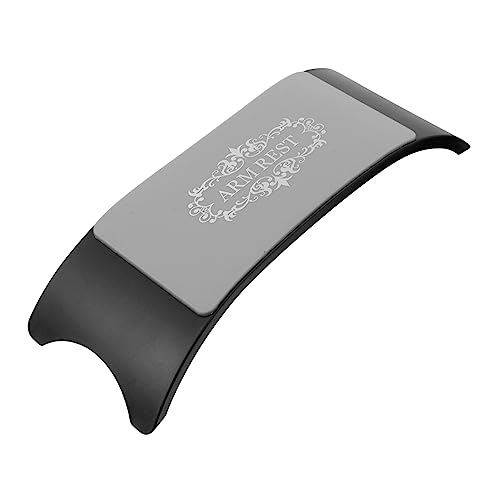 TOVINANNA Nail Art Handauflage Kissen Professionelle Armstütze für Maniküre Rutschfest Schwarz für Nagelstudios und Hobby Anwender Schützt Ihre Arbeitsfläche vor von TOVINANNA