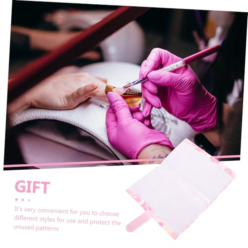 TOVINANNA Nail Sticker Aufbewahrungsalbum Transparent Leicht Tragbar Nagelkunst Sticker Organizer Für Ordentliche Aufbewahrung Und Schnelle Auswahl Zuhause von TOVINANNA