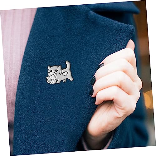 TOVINANNA Kleine Cartoon Katzen Brosche Aus Legierung Tier Dekoration Für Taschen Kleidung Jeans von TOVINANNA