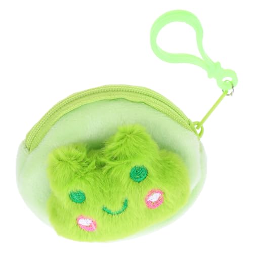 TOVINANNA Niedliche Frosch Münztasche Plüsch Cartoon Geldbörse für Weiche Aufbewahrungstasche für Münzen Schlüssel Kopfhörer Vielseitiges Design für Reißverschluss Strapazierfähiges Material TOVINANNA Niedliche Frosch Münztasche Plüsch Cartoon Geldbörse für Weiche Aufbewahrungstasche für Münzen Schlüssel Kopfhörer Vielseitiges Design für Reißverschluss Strapazierfähiges Material von TOVINANNA