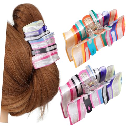 TOVINANNA Buchgeschenk 2er-pack Acryl-buch-haarspangen Lustige Spangen Für Das Haarstyling Von Frauen von TOVINANNA