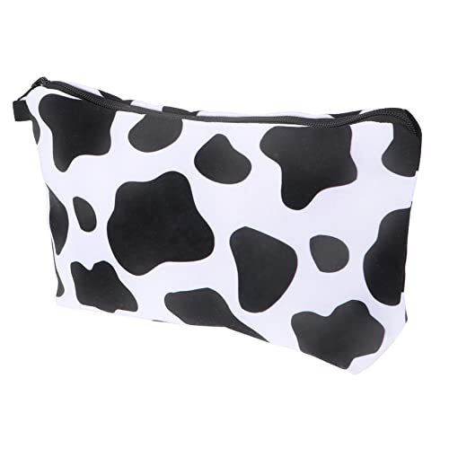 TOVINANNA 1stück Cow Print Kosmetiktasche Für Damen Tragbare Toilettentasche Für Reisen Multifunktionale Make-up Aufbewahrungstasche Mit Niedlichem Kuhdesign Für Kosmetik Pflegeprodukte von TOVINANNA