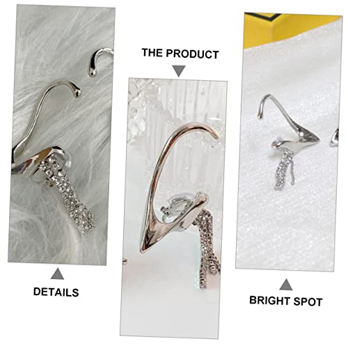 TOVINANNA Ohrclip Quasten Ohrringe Damen Leicht Elegant Schmuck Kreativer Ohrhaken Design Ohrloch von TOVINANNA