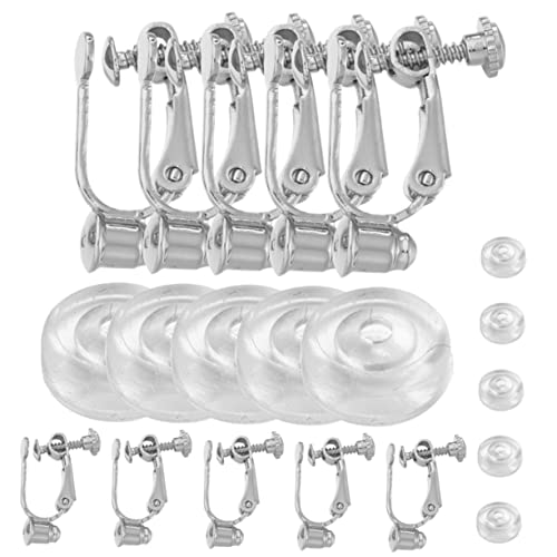 TOVINANNA Ohrclip-konverter Für Ohrringe Aus Silikon Und Clip-form Schmerzfrei Und Langlebig Passend Für Diy Und Alltag von TOVINANNA