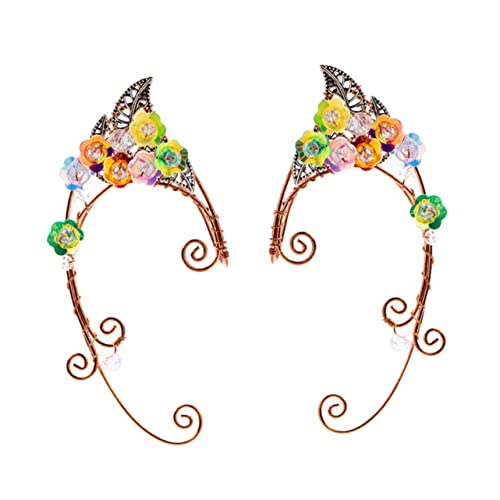 TOVINANNA Bunte Ohrenmanschetten Für Frauen Fee Ohrringe Ohrschmuck Piercing Leicht Und Zu Tragen Für Verschiedene Anlässe von TOVINANNA