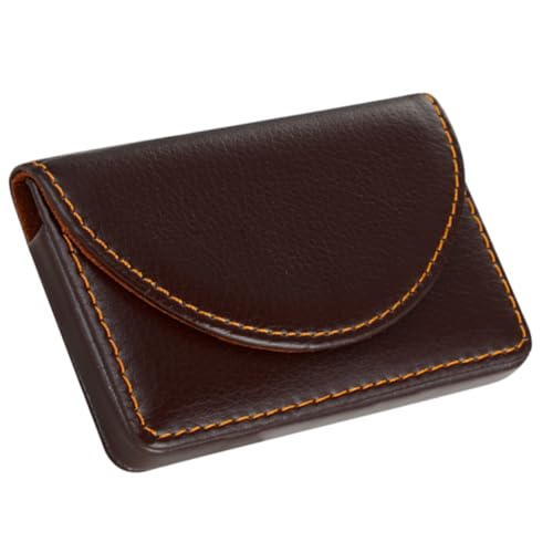 TOVINANNA PU Visitenkartenetui Kartenhalter Geldbörse mit RFID Elegantes Design für Geschäfts Alltagsnutzung für Kreditkarten Kleine von TOVINANNA