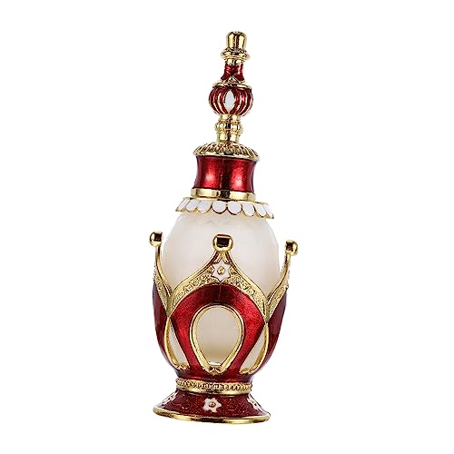 TOVINANNA Parfümflasche Essenzflasche Ölflaschen Patschuli Reisedüfte Für Frauen Soßenflaschen Lassen Sich Klein Zusammendrücken Antike Parfümflaschen Dekorative Parfümflaschen Rot Legierung von TOVINANNA