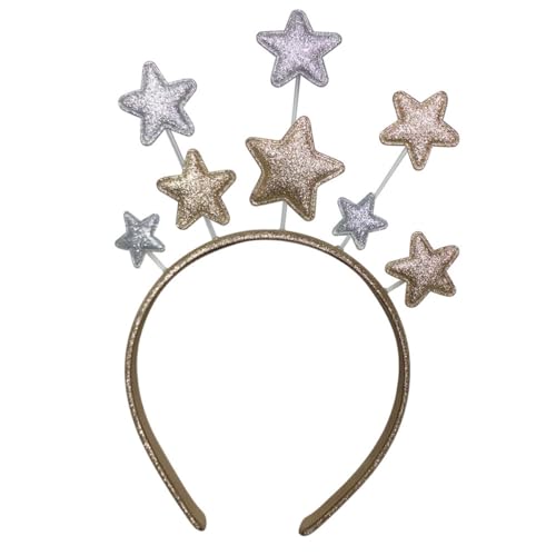 TOVINANNA Pentagramm Haarreif üßes Stern Haarband Für Feiertage Geburtstagsfeiern Und Festivals Ideales Partyzubehör Für ädchen von TOVINANNA