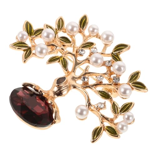 TOVINANNA Stylische Baum Brosche Für Damen Vintage Perlenblatt Brosche Zeitloser Anstecker Für Kleidung Hüte Taschen Hochwertiges Accessoire Für Besondere Anlässe TOVINANNA Stylische Baum Brosche Für Damen Vintage Perlenblatt Brosche Zeitloser Anstecker Für Kleidung Hüte Taschen Hochwertiges Accessoire Für Besondere Anlässe von TOVINANNA
