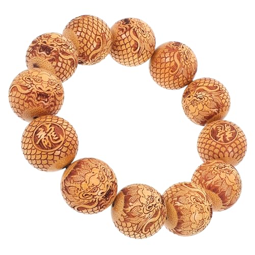 TOVINANNA Perlenarmband Holz für Unisex Schnitzperlen Handgelenkschmuck Gebetsperlen Armband Hochwertigem Sandelholz für zu Muttertag Weihnachten TOVINANNA Perlenarmband Holz für Unisex Schnitzperlen Handgelenkschmuck Gebetsperlen Armband Hochwertigem Sandelholz für zu Muttertag Weihnachten von TOVINANNA