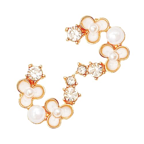 TOVINANNA Perlenohrringe Blumen design Ohrstecker mit Perlenbesatz Modische Damen Mädchen ohrringe Handgefertigte Schmuckstücke für Besondere Anlässe Wie Geburtstag Valentinstag Party und von TOVINANNA