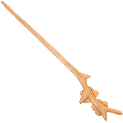 TOVINANNA Haarstäbchen Aus Holz Haarstab Damen Langes Haarstäbchen Vintage Haarknoten Pin von TOVINANNA