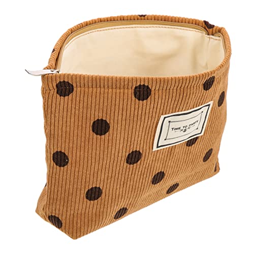 TOVINANNA Praktische Kosmetiktasche Große Reisekulturtasche aus Weichem Material Tragbar für Damen Make Up Organizer für Reisen Vintage Design von TOVINANNA