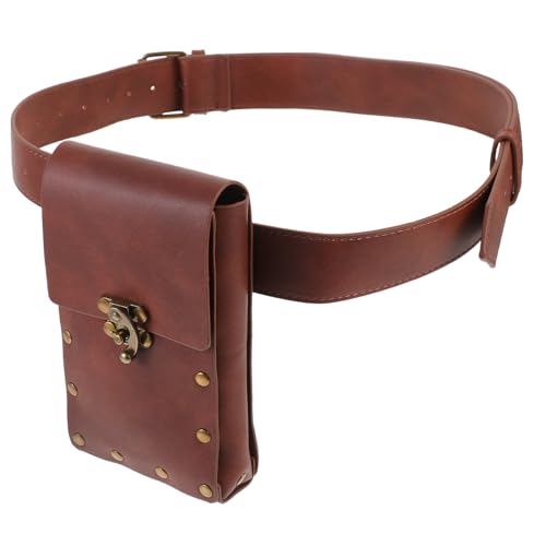 TOVINANNA Punk Retro Gürteltasche für Damen Hüfttasche Geldbeutel für Outdoor Leicht und Tragbar Verstellbarer Tragegurt Einzigartiges Design für Reisen und Freizeit von TOVINANNA