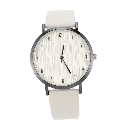 TOVINANNA Stylische Damen Armbanduhr Leichte Quarzuhr mit Holzmaserungsmuster Ablesbare Armbanduhr für Frauen als Festivalgeschenk Uhr für Alltag und Besondere Anlässe von TOVINANNA