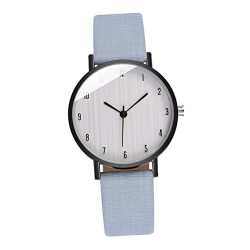 TOVINANNA Quartz Uhr für Frauen Armbanduhren für Quarz Damenuhren damenarmbanduhren Presents for Women tischband Handgelenk Uhr leichte Armbanduhr Rostfreier Stahl Sky-Blue von TOVINANNA