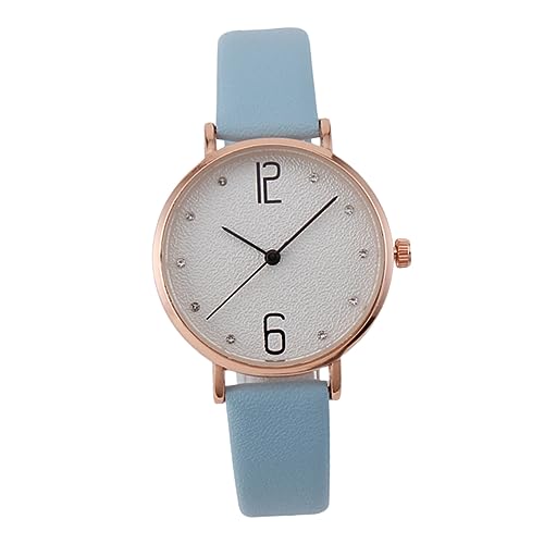 TOVINANNA Damen Analog Quarz Armbanduhr Leichte Damen Casual Uhr Stilvolle Armbanduhr Mit Diamantverzierung Für Studentinnen Und Frauen Anderer Altersgruppen von TOVINANNA