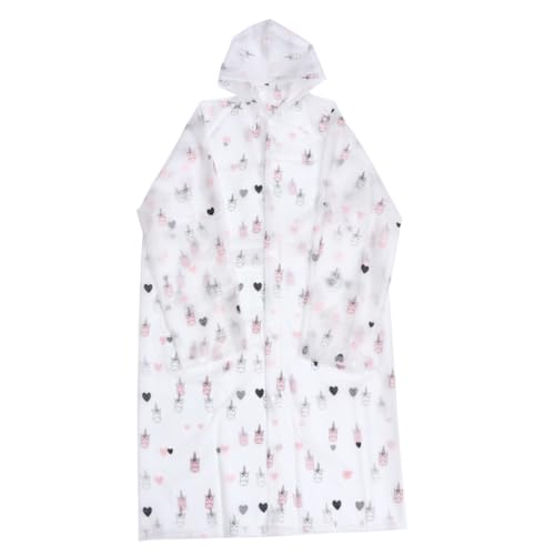 TOVINANNA Regenmantel Einhorn Print XL Wasserfester Outdoor Regenponcho für Erwachsene für Camping Wandern Freizeitaktivitäten und Regenwetter Leicht und Tragbar von TOVINANNA