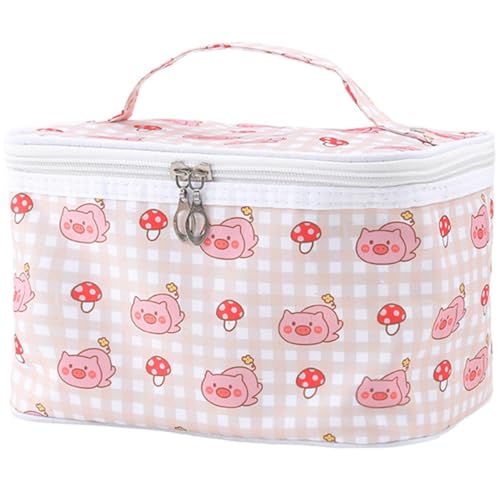 TOVINANNA Tragbare Reise-Kosmetiktasche Organizer Mit Reißverschluss Für Damen Make-up-Tasche Kulturbeutel Kosmetikbeutel Für Reisen Urlaub Geschäftsreise Fitnessstudio Camping Outdoor von TOVINANNA