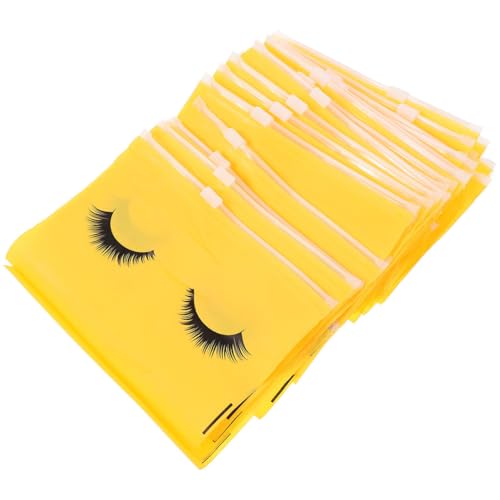 TOVINANNA 100stücke Eyelash Muster Kosmetiktasche Tragbare Make-up Beutel Für Reisen Für Damen Kosmetik Und Persönliche Aufbewahrung von TOVINANNA