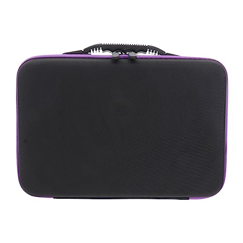 TOVINANNA Reiseaufbewahrungsorganisator Essentiell Tragehalterung Reisetasche Für Ätherische Öle Organizer Für Ätherische Öle Reise-Organizer-Taschen Kawaii Zimmer Dekor Tragbar Violett von TOVINANNA