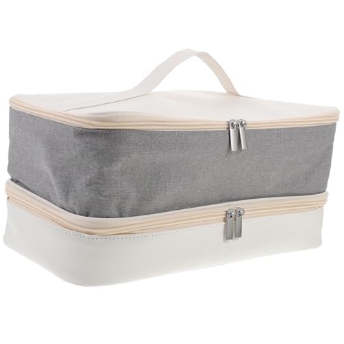 TOVINANNA Reiseetui Für Haartrockner Und Haarstyling-Tools Organizer Bag Mit Fächern Leichte Tragetasche Für Lockenwickler Und Co Kompakter Aufbewahrungskoffer Für Reise Und Alltag von TOVINANNA