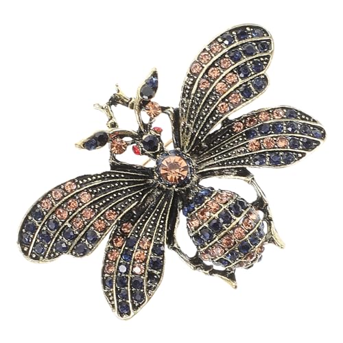 TOVINANNA Retro Bienen Brosche Pin mit Funkelnden Strasssteinen Modisches Accessoire für Kleidung Hüte und Schals Unisex Schmuck für Damen und Herren für Anlässe TOVINANNA Retro Bienen Brosche Pin mit Funkelnden Strasssteinen Modisches Accessoire für Kleidung Hüte und Schals Unisex Schmuck für Damen und Herren für Anlässe von TOVINANNA
