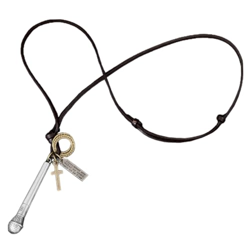 TOVINANNA Vintage Hip Hop Herren mit Anhänger Robuster Halsschmuck für Männer Punk Stil für Partys und Alltag von TOVINANNA