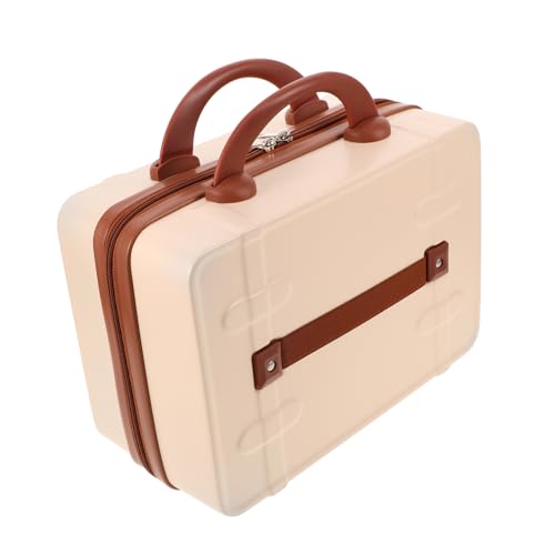 TOVINANNA Vintage-Make-up-reisekoffer Mini-Koffer Abs-Material Kompakter Kosmetikpinsel-Organizer-Tasche Kleiner Kosmetikkoffer Für Und Alltag von TOVINANNA